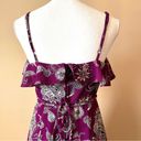 Charlotte Russe  | Plum Purple Floral Maxi Dress Sz M Photo 5