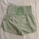 Free People Way Home Shorts Light Green Photo 1