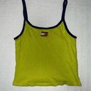 Tommy Hilfiger Sport Women’s Small Green Retro Y2K Classic Flag logo tank top Photo 0