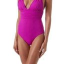 Melissa  Odabash Panerea SS Viola One-Piece SwimSuit Size 6 Photo 0