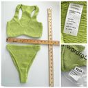 Naked Wardrobe  Swim Lime Smocked 2 Pc Bikini NEW Womens Sz S Style NW-W0538 Photo 33