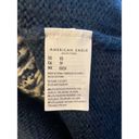 American Eagle  Women's Size XS Turtleneck Knit Pullover Sweater Blue Printed NWT Photo 5