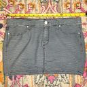 MOTHER Denim  S.N.S Striped Jean On The Road Mini Skirt Size 27 Photo 10