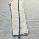 ZARA Women's Pants 4 White Denim High Rise Straight Leg Jeans Photo 5