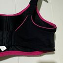 Lane Bryant Livi Sports Bra Women's 42D Molded Underwire Wide Straps & Hook Closure Black Photo 5