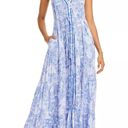 Poupette St. Barth  Nana Printed Maxi Dress Revolve Blue Begonia Size L New w/Tag Photo 13