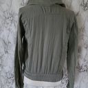 Victoria's Secret LondonJean sage bomber jacket size xs Photo 3