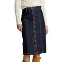 Ralph Lauren NWT Polo Denim & Supply  button down denim cowgirl skirt, size 29 Photo 1