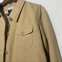 Denim & Co  Jacket Cotton Button Up Khaki Small Photo 1