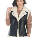 Koolaburra by Ugg Faux Leather and Sherpa Vest Photo 0