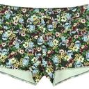 Disney  Lilo & Stitch Colorful Tropical Floral Cutoff Denim Shorts Size 7 Photo 0