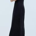 Madewell NWT  Black Crisscross Midi Slip Dress in Cupro-Blend Size 2 Photo 9