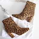 Jimmy Choo  Mirren Calf Hair Leopard Print Side Zip Ankle Boots Photo 1