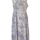 Kiwi and Punch Womens Maxi Dress Sleeveless Floral L Large Blue Photo 0