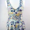 Modcloth  Womens Size Small sleeveless floral peplum retro tank Top Photo 8