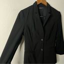 The Row  Black Stretch Virgin Wool Schoolboy Blazer Womens Size 6 Photo 4