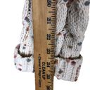 The Moon  & Madison Womens Cardigan Sweater Sz Large Chunky Confetti Cable Knit Open Photo 8