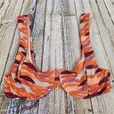 l*space L* Tori Bikini Top Orange Small NWT Underwire Photo 2