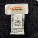 Talbots  Women’s Size XL Black Knit Pullover Sweater Photo 7