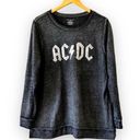 Lane Bryant  Gray ACDC Band Graphic Sweatshirt Tunic Photo 0