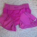 Lululemon Sonic Pink Speed Up Shorts 2.5” Photo 2