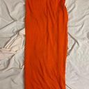 Naked Wardrobe  Orange Long Skirt Sz S Photo 0