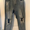 SheIn Distressed Jeans, Sz L Photo 0