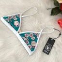 Wildfox  Floral Flower Bikini Triangle Top NWT Photo 0