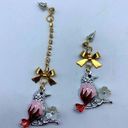 None NEW unbranded asymmetrical dangling bird earrings Photo 0