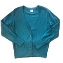 CAbi   Women’s Tearoom Cardigan Button Up Sweater M Teal Business Casual Fridays Photo 1