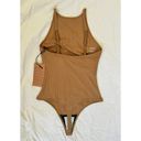 Girlfriend Collective NWT  Fawn Marlow High Neck Bodysuit Size Small Photo 3