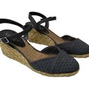 Ralph Lauren Lauren  Capricia Women's Slate Blue Espadrille Wedge Sandals Size 7B Photo 0