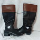 st. john's bay  Black Multi Knee High Boots Size 7 Medium Photo 1