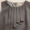 Calvin Klein Calvin‎ Klein Black Pleated Bib Sleeveless Shift Dress Size 4 Photo 1