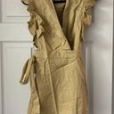 Majorelle Teddy Wrap Dress in Khaki Tan Photo 2