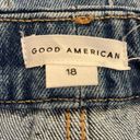 Good American  Good Boy High Rise Straight Wide Release Hem Photo 6