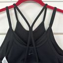 Nike  Indy Strappy Light-Support Padded Ribbed Longline Sports Bra NWT Photo 5