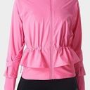 Sweaty Betty  Fast Lane Running Jacket Peony Pink Size S NWT Photo 0