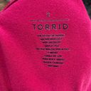 Torrid  Mini Dress Bodycon Double Strap One Shoulder Hot Pink Womens Plus Size 2X Photo 5