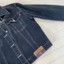 COOGI  Women’s Dark Wash Blue Denim Cotton Jean Jacket Size M Photo 5