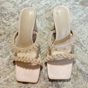 Brand New Pink Pearl Beaded Heels Size 7.5 Photo 1