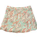 Lady Hagen  golf Skort w/ attached shorts, mint green orange print, women’s sz 10 Photo 1