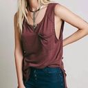 We The Free  Weekend Warrior striped sleeveless one pocket notched neck shirt- XS Photo 0