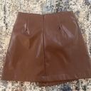 Princess Polly Leather Skirt Photo 1