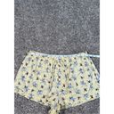 American Eagle vintage y2k  pj loungewear shorts yellow floral cotton S coquette Photo 5