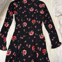 Divided Flowy Flowered Dress Photo 3