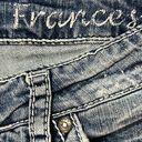 Silver Jeans  Frances Capri Womens 30x25 Medium Wash Blue Denim Embroidered Photo 10