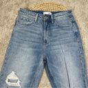 Vervet  The Alyssa 90’s Vintage Straight Denim Distressed High Rise Blue Jeans 26 Photo 3