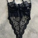 Victoria's Secret  Vintage 1980s Satin Bodysuit Photo 1