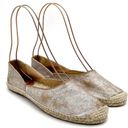 Rag and Bone  Georgie Silver Platinum Espadrille Slip-On Shoe Women’s Size 39.5 | 9 Photo 7